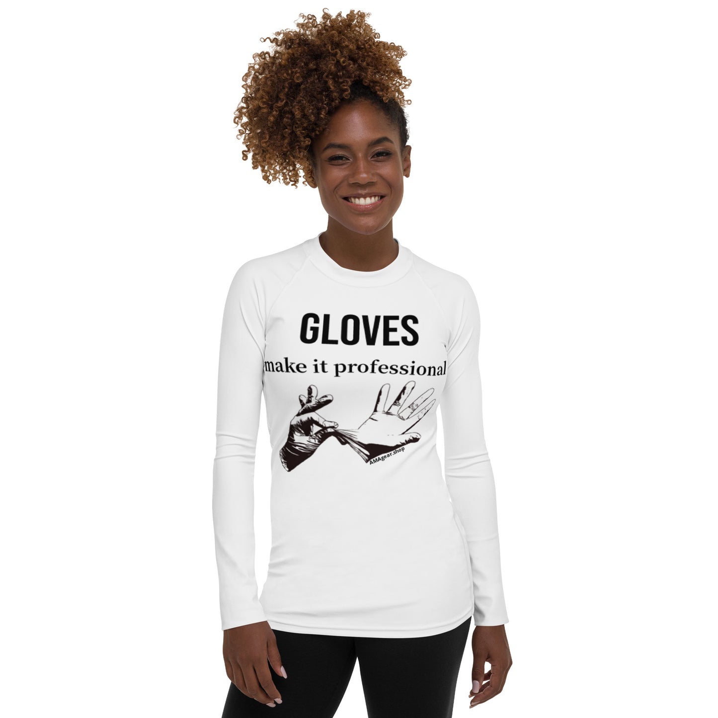 Gloves make it professional - Women's Rash Guard
