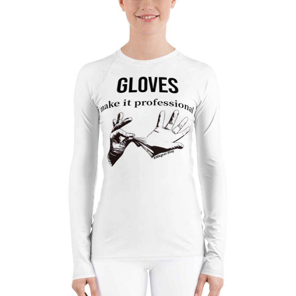 Gloves make it professional - Women's Rash Guard